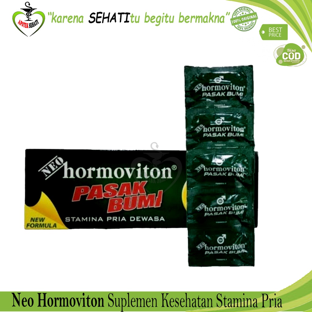 Neo Hormoviton Pasak Bumi Multivitamin Penambah Stamina Pria