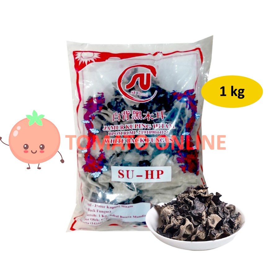 SU / Jamur HITAM PUTIH White Black Dried Fungus / 1000 gr 1000gr 1 kg