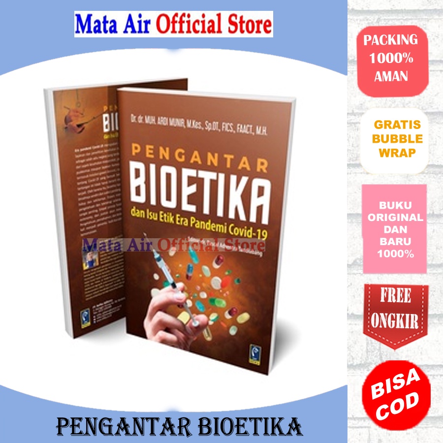 BEST SELLER ORIGINAL PENGANTAR BIOETIKA - DR MUH ARDI REFIKA