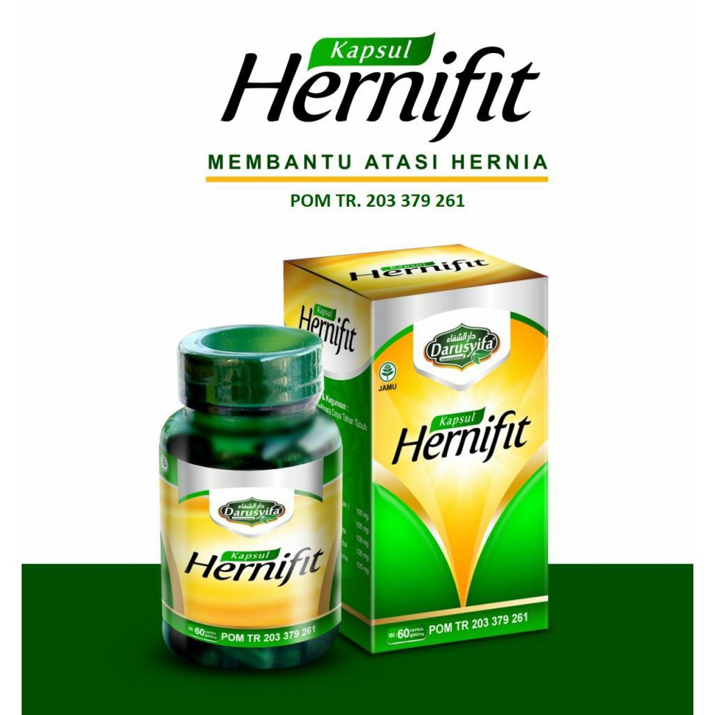 Hernifit Obat Herbal Hernia / Turun Berok Ampuh Original BPOM