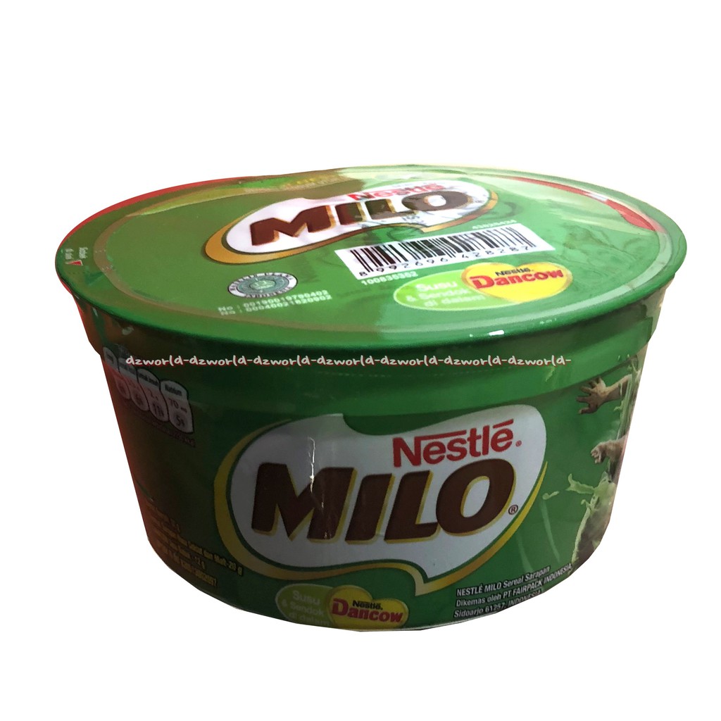 Nestle Milo Sereal Dengan Gandum Utuh Cereal Rasa Coklat Kemasan Cup 20gr