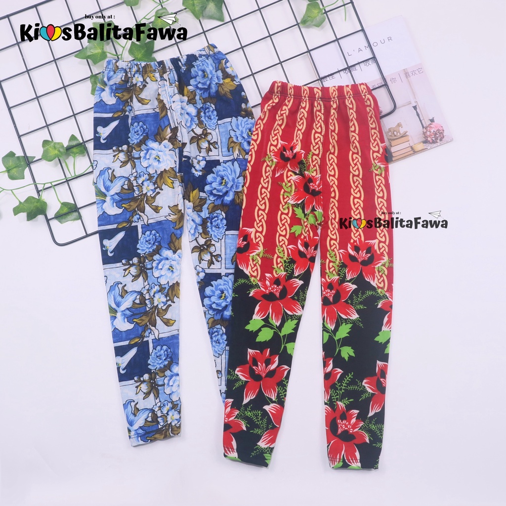 Legging Carlissa uk 4-5 Tahun / Leging Anak Perempuan Celana Panjang Ketat Motif Adem Grosir Murah