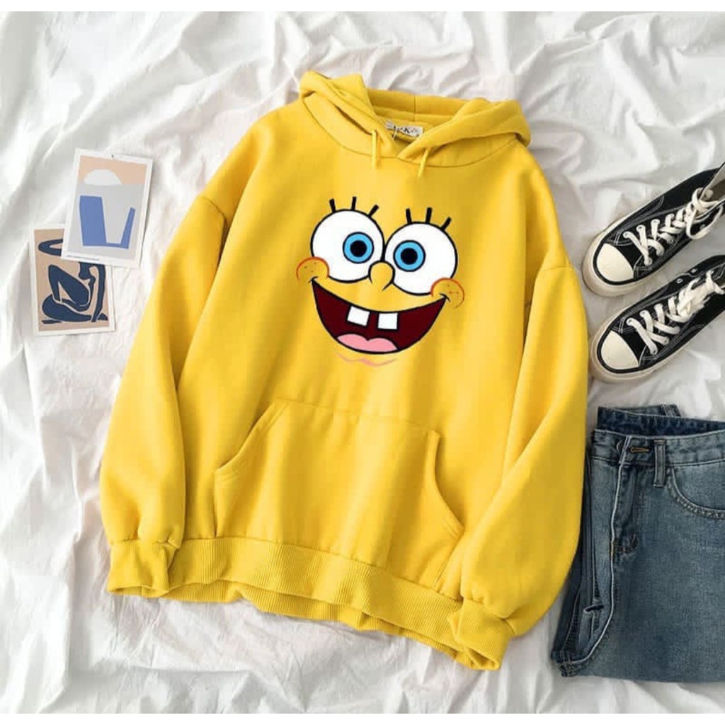 Nickelodeon Spongebob Patrick Hoodie sweter pria wanita / BEST SELLER