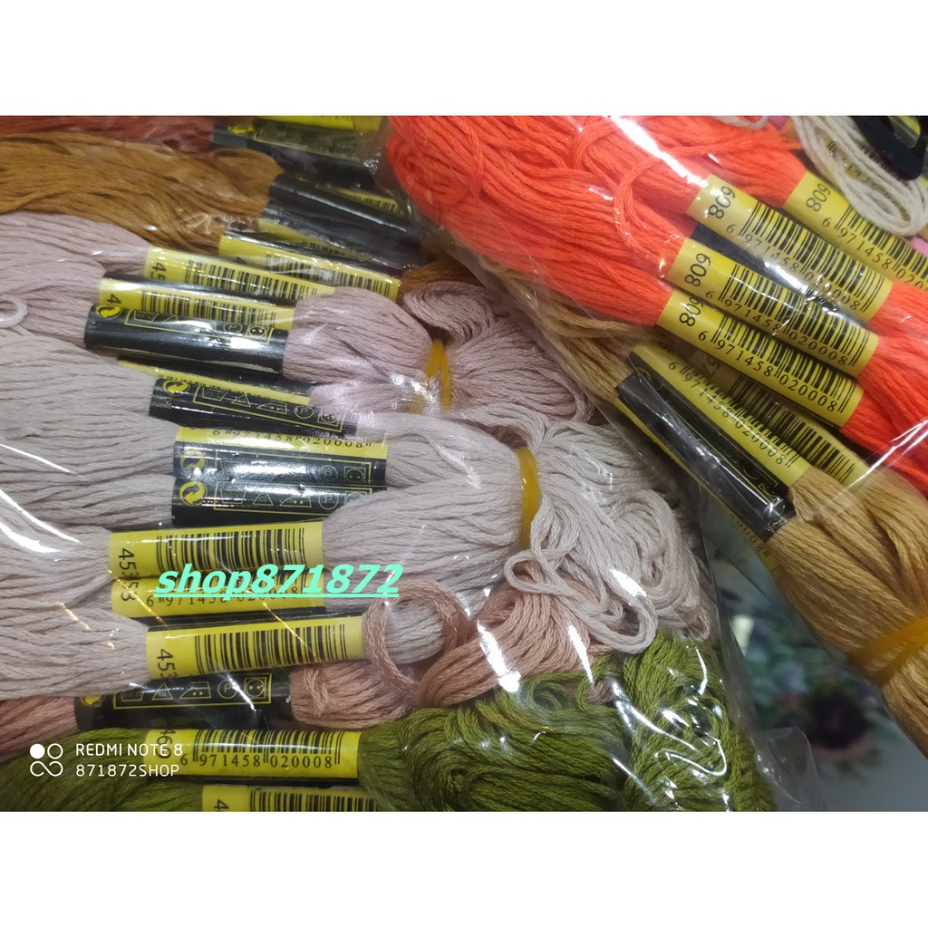 Benang Kristik / CrossStitch / Sulam Polyester Nomor sesuai DMC