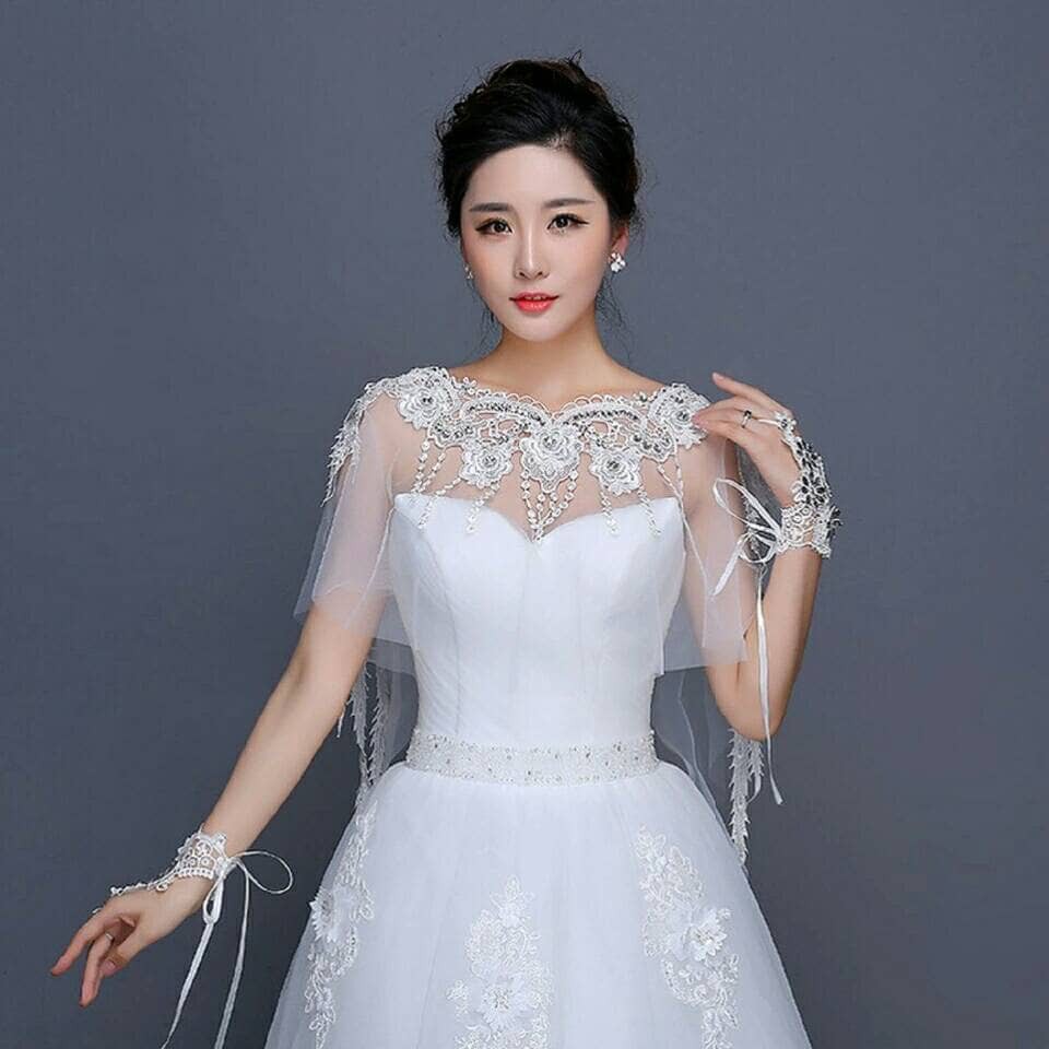 Bolero Kristal Cardigan Pengantin Bridal Wedding Pesta Aksesoris