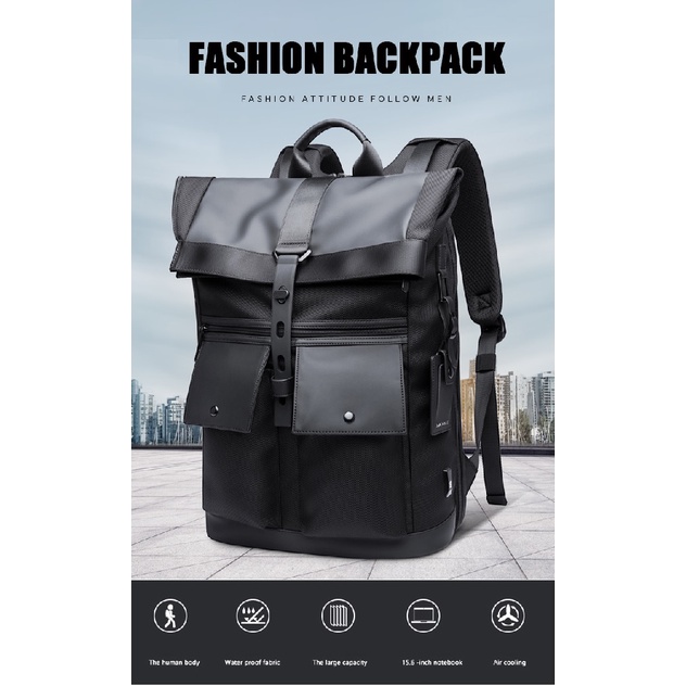 BANGE BG-G65 - Stylish Multifunctional Waterproof Rucksack Backpack