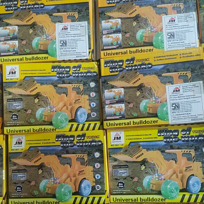 Mainan Eksavator / Buldozer baterai