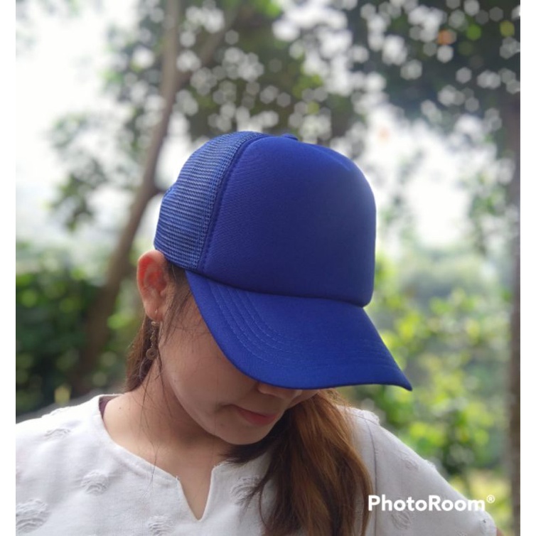 TOPI PRIA/WANITA POLOS TOPI JALA MURAH