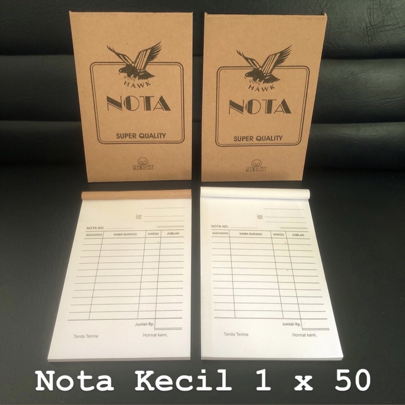 

Buku Nota KECIL 1 Ply 50 Lembar Tanpa Rangkap Paperline Mercy