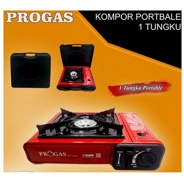 Kompor Portable - Kompor portable Progas - Progas kompor Portable - Kompor Gas Portable Progas 2in1 - Kompor Portabel