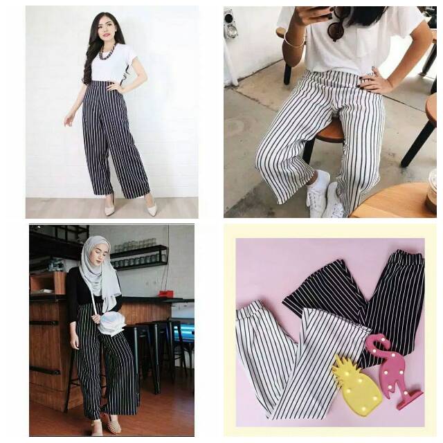 Jaya Co celana kulot yomi ada saku kiri kanan Shopee Jaya Co celana kulot yomi ada saku kiri kanan Shopee