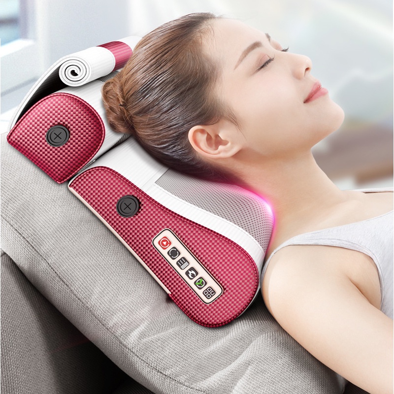 Bantal Pijat Elektrik Multifungsi Full Body Massage Alat Bantal Pijat portable Home Masaage Pillow bantal pijat SURPABAYA