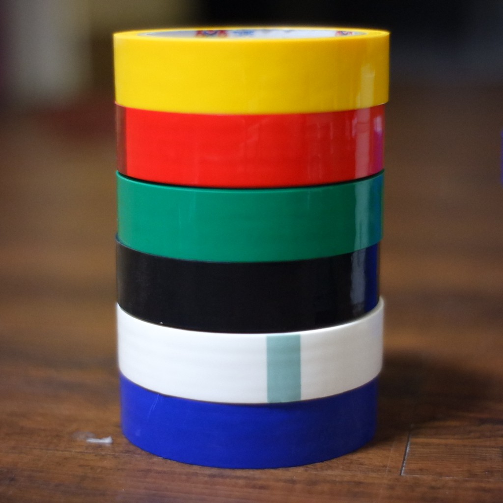 

Lakban 24 mm 1inch isolasi warna warni
