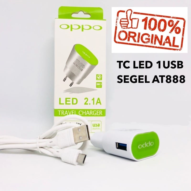 Charger Oppo Led Casan Oppo LED 1USB 2.1A Segel BST