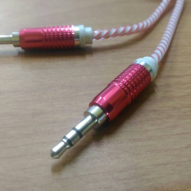 Kabel Audio 3,5 mm Model Spiral 1 Meter