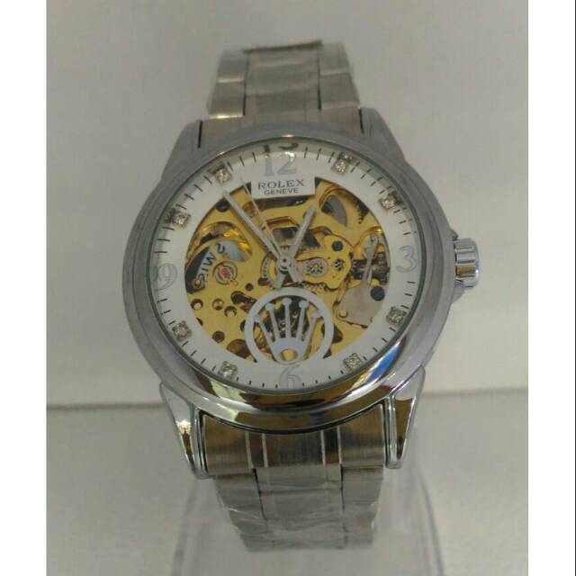 Jam Tangan Rolex Automatic/Jam tangan Rolex selecton Silver