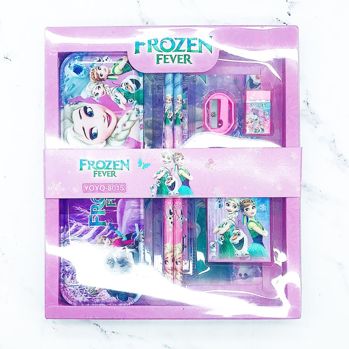 

Tempat pensil set crayon 6 warna Frozen Minions - mh