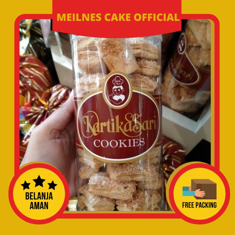 

Meilnes - Kartika Sari - Almond Cookies Tabung Kecil - Oleh Oleh Kue Bandung