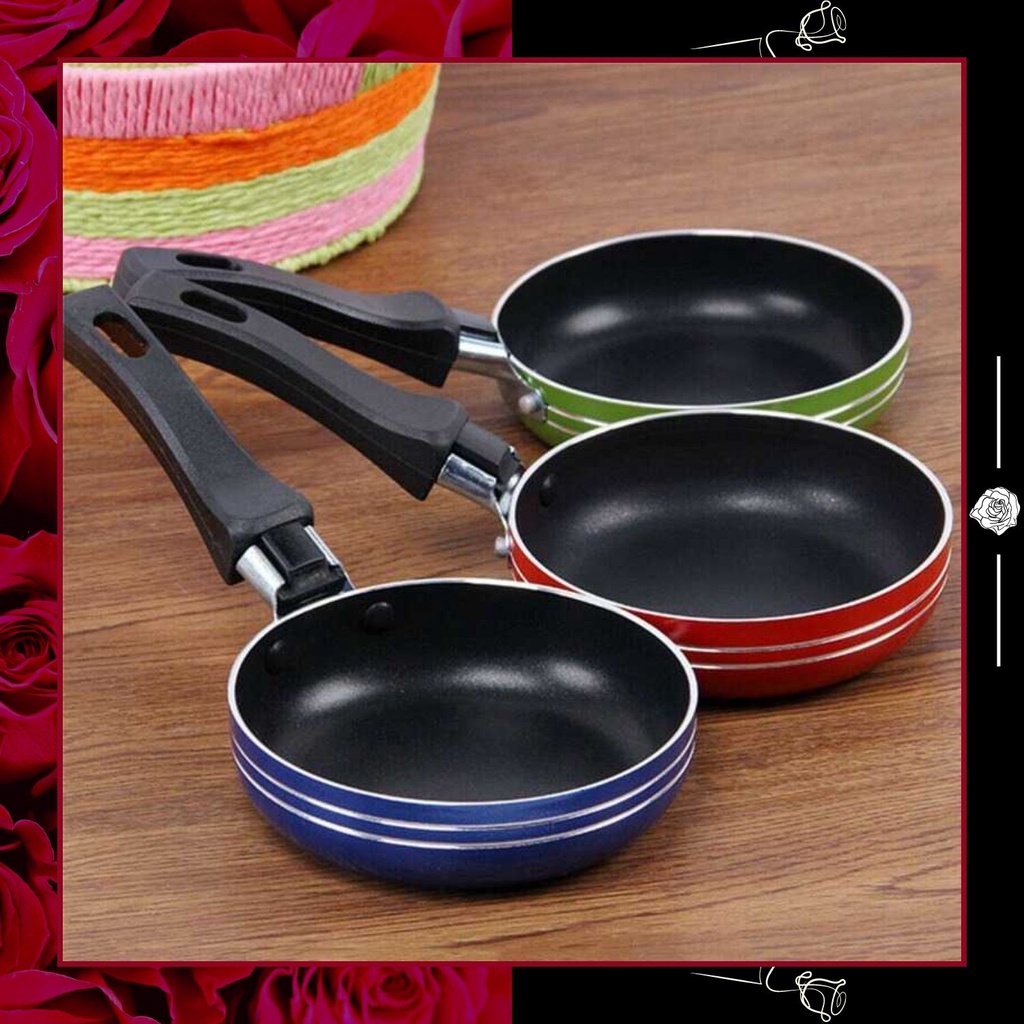 Teflon Mini - Panci Penggorengan Anti Lengket - Teflon Telur - Teflon Kecil - COOKKIT Panci Masak Te