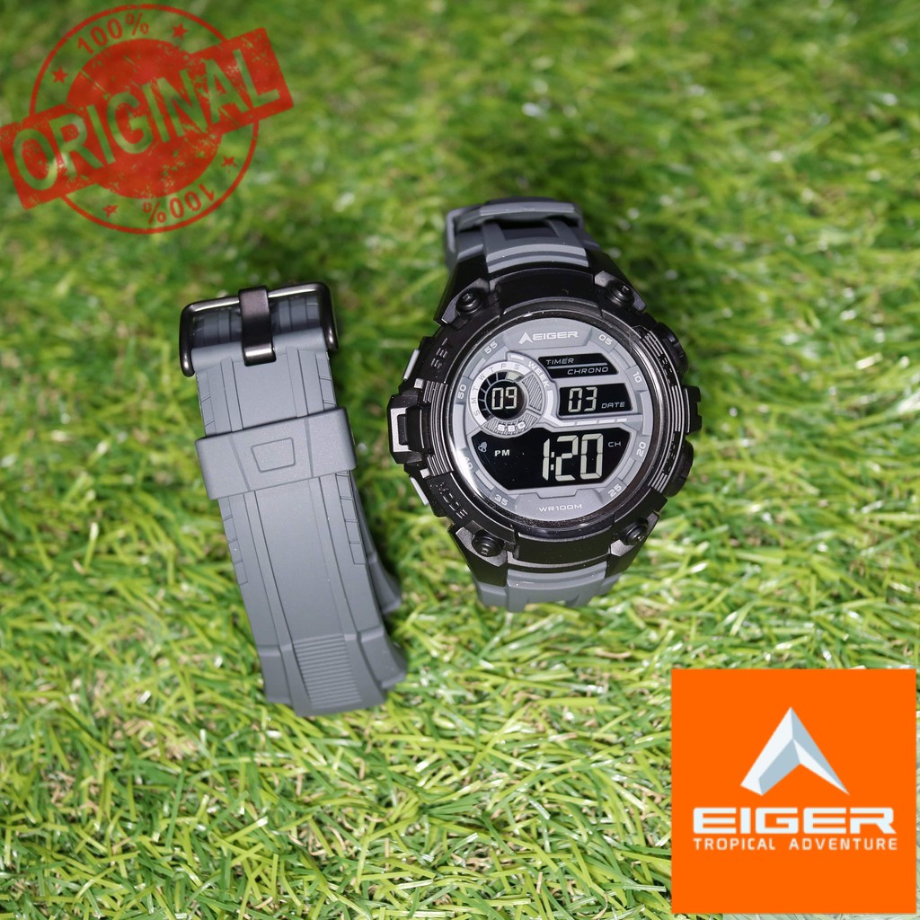 EIGER1989 JAM TANGAN DIGITAL  CRESTON DARKGREY 910005090002 ORIGINAL