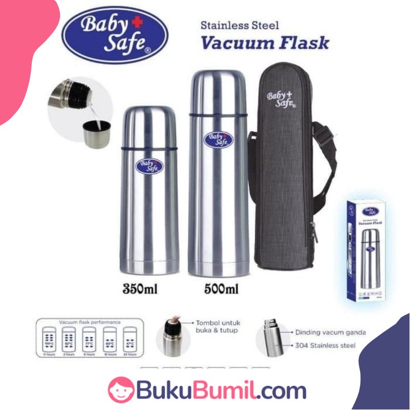 Baby Safe Stainless Steel Vacuum Flask/Termos Air Panas Air Dingin/Termos Baby Safe