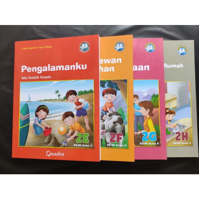 

❤BISA COD❤ PAKET Tematik Quadra SMT II kelas 2 E-H