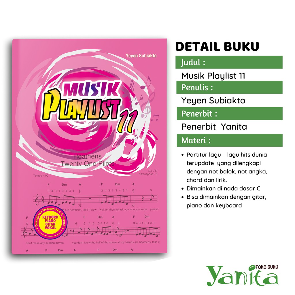 Yanita Buku Lagu Musik Playlist 11