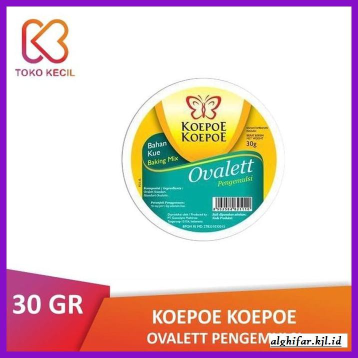 

Redwop-Gnikab- Btl Koepoe Koepoe Ovalett Pengemulsi 30 Gr | Kupu Kupu -Hallall.