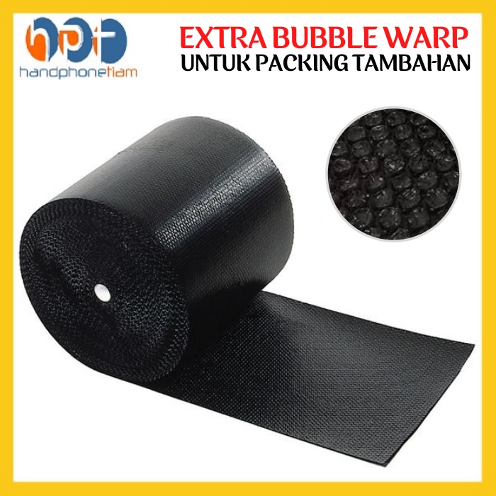 

EXTRA Plastik bubble ( bubble wrap ) untuk packing tambahan