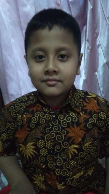 Batik Couple Keluarga Sania Ruffle Ori Ndoro Jowi Dnt Motif Sogan Telo