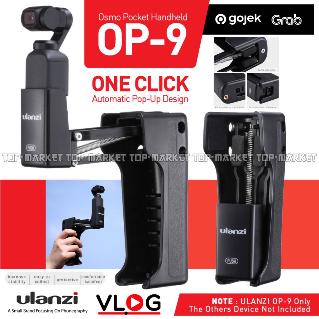 ULANZI OP-9 Z 4 Axis Gimbal Stabilizer Base Mount Adapter DJI OSMO POCKET OP9