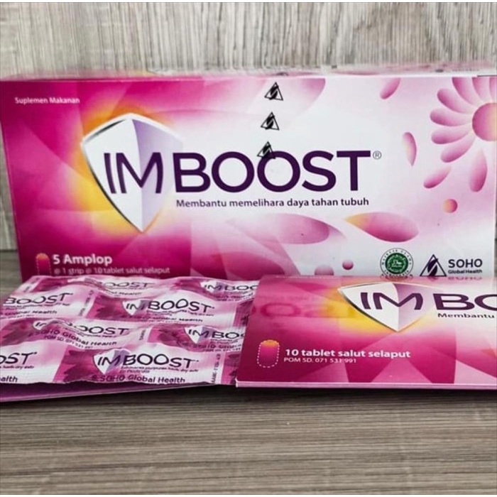 TUBUH-KEKEBALAN-SISTEM- IMBOOST TABLET 1BOX ISI 50TABLET -SISTEM-KEKEBALAN-TUBUH.