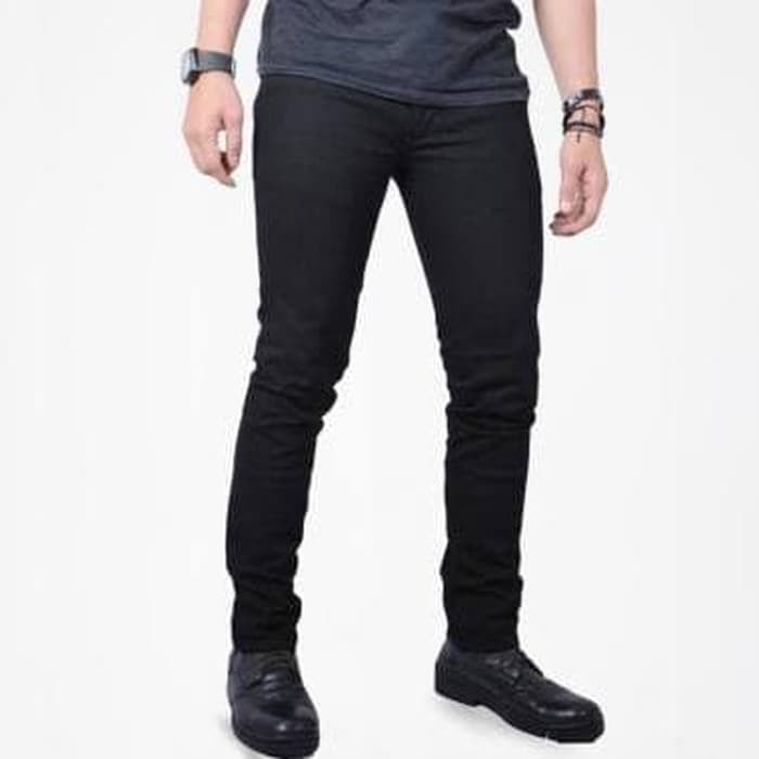  Celana  Jeans  Pria  Pensil Skinny Ukuran  Besar 27  38 bahan 