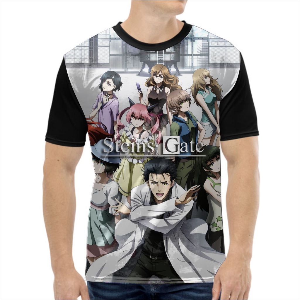 Kaos Pria Steins Gate - SHOPLAB88