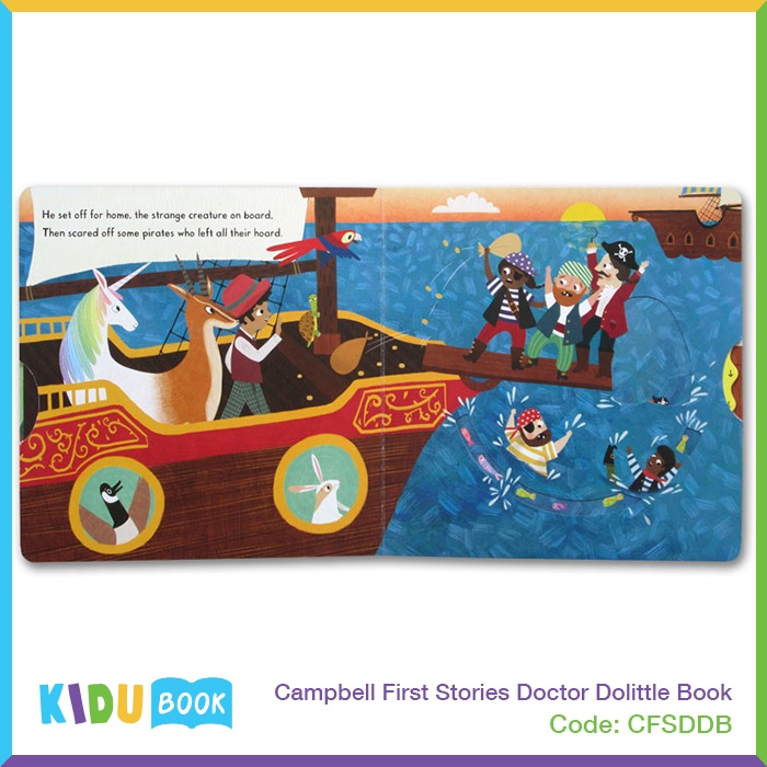 Buku Cerita Bayi dan Anak Campbell First Stories Doctor Dolittle Book Kidu Toys