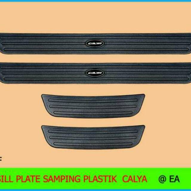 Sillplate calya, sillplate pintu samping calya, alas pintu samping calya, variasi mobil calya