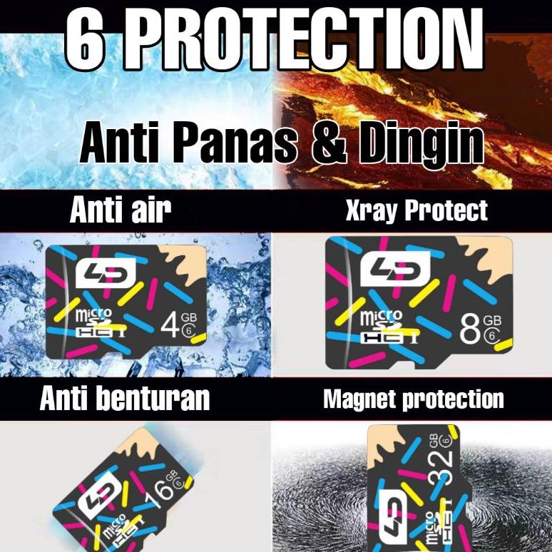 Memory Card Ld Memoricard Kelas 6 Memorycard 4Gb 8Gb 16Gb 32Gb Memory Card High Speed Micro Sd Memor