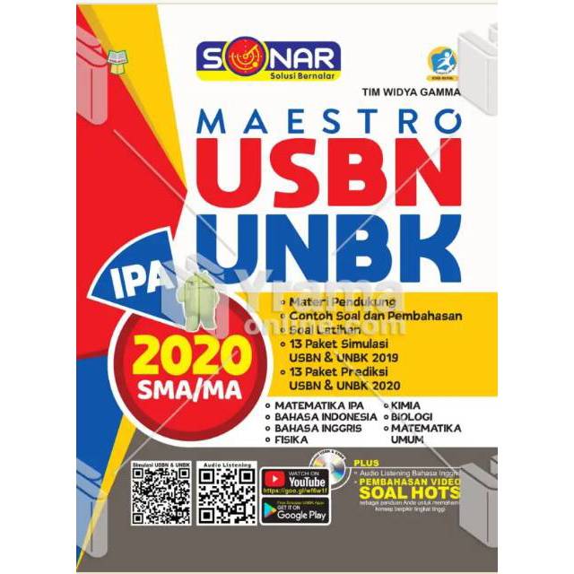 Buku Un Sma Buku Ujian Nasional Maestro Usbn Plus Unbk Unkp