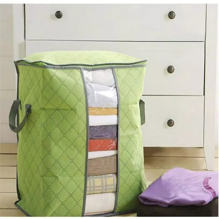 [SUPER SALE] Storage Bag Storage Box Tempat Penyimpanan Pakaian selimut bed cover