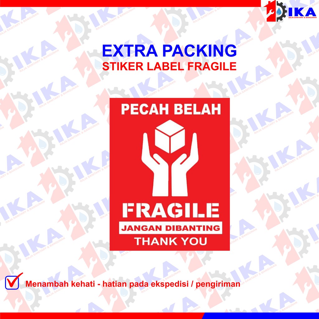 BUBBLE / DUS / STICKER FRAGILE EXTRA UNTUK KEAMANAN PAKET