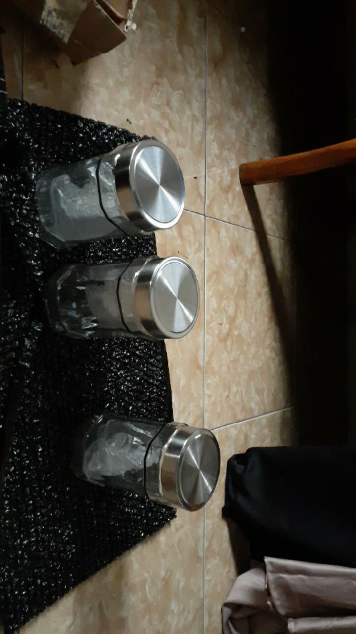 Toples Kaca Kue Kering Lebaran Besar Stoples Jajan Nastar Beling Tinggi Hexagon