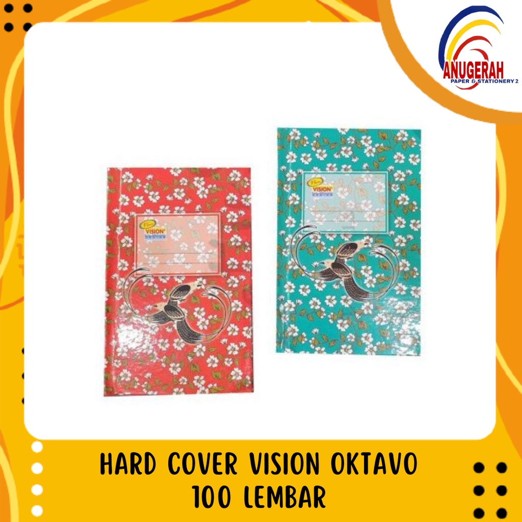 

HARD COVER VISION OKTAVO 100 LEMBAR (PCS)