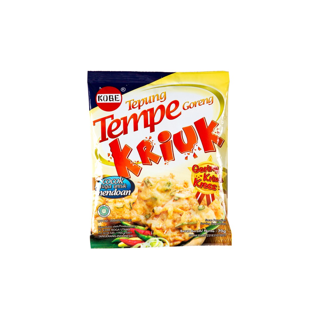 

KOBE TEPUNG TEMPE GORENG 80GR - Farmers Market