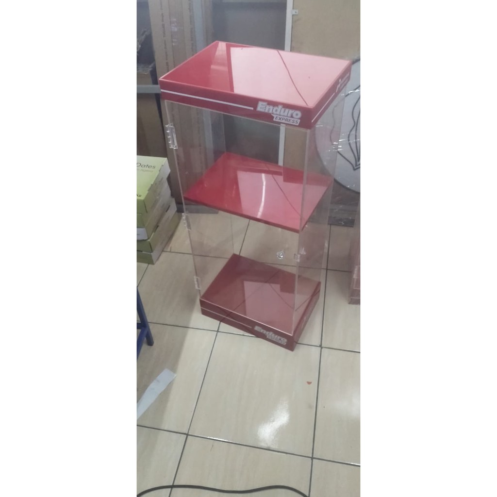 Jual Rak Oli SPBU | Rak Akrilik 5mm Indonesia|Shopee Indonesia