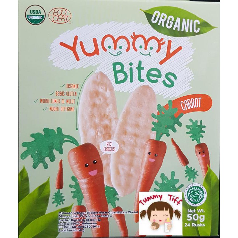 YUMMY BITES ORGANIC 50gr / YummyBites Organic 50gr