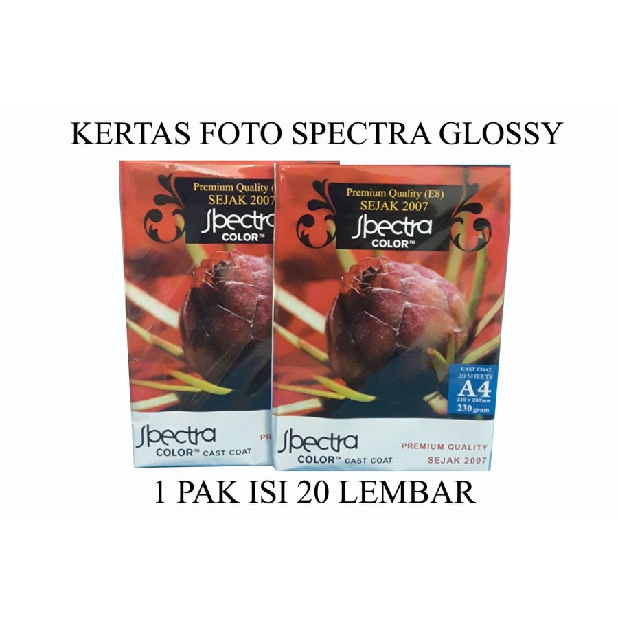 

KERTAS / PAPER SPECTRA GLOSY 230 A4