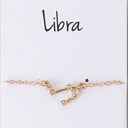 Gelang Rantai Motif 12 Zodiak Untuk Hadiah Ulang Tahun Wanita