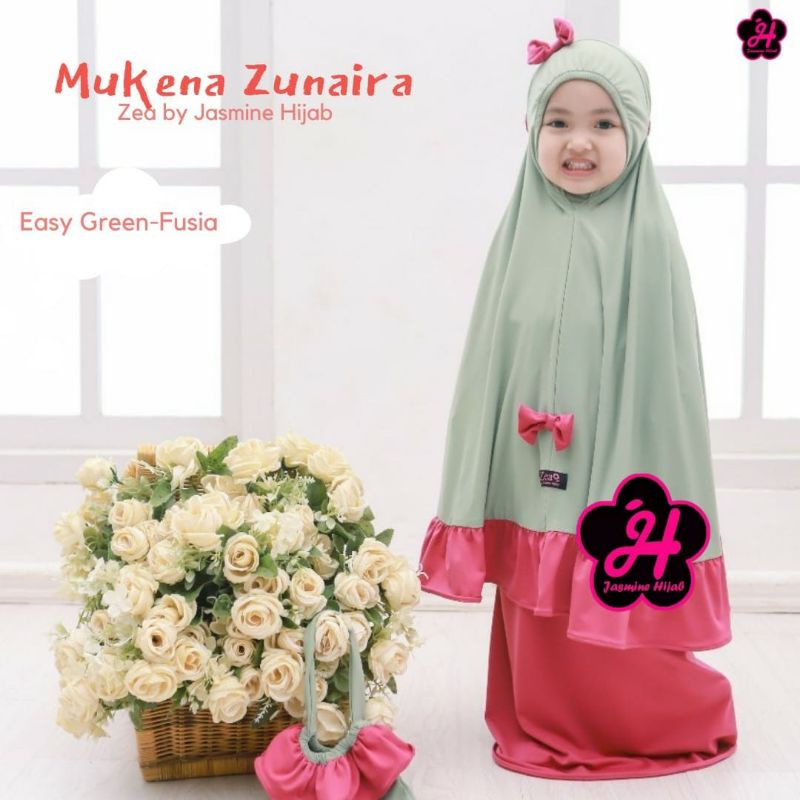 ZEA BY JASMINE HIJAB - MUKENA ZUNAIRA / MUKENA ANAK