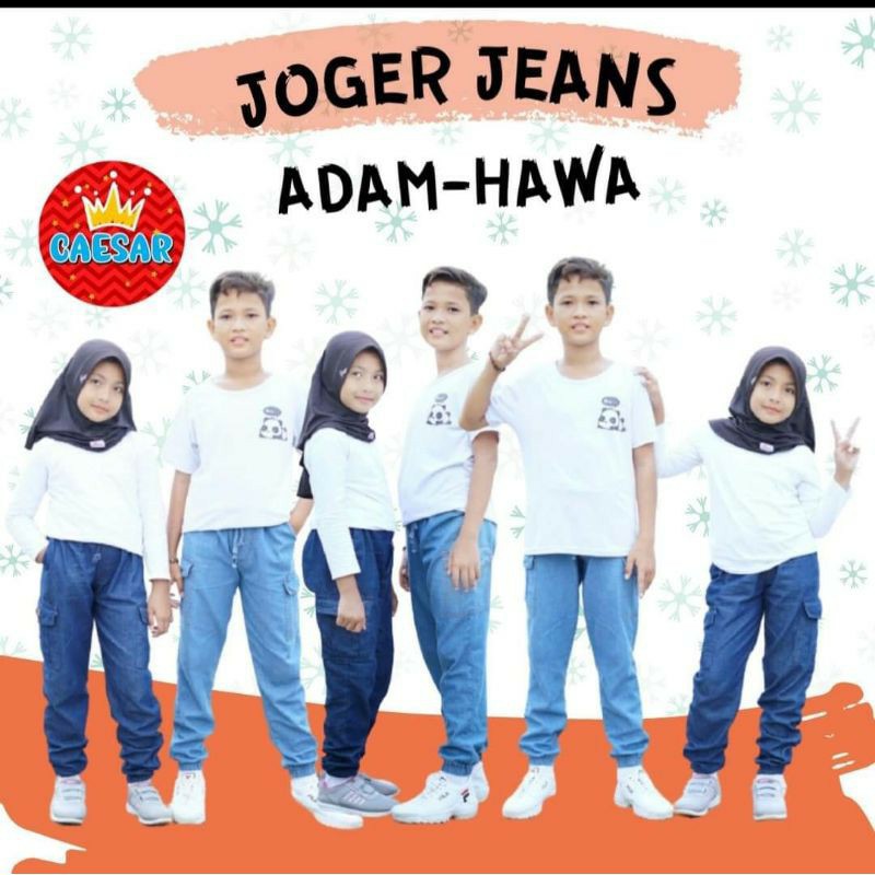 CELANA JOGER JEANS ANAK ADAM HAWA CAESAR