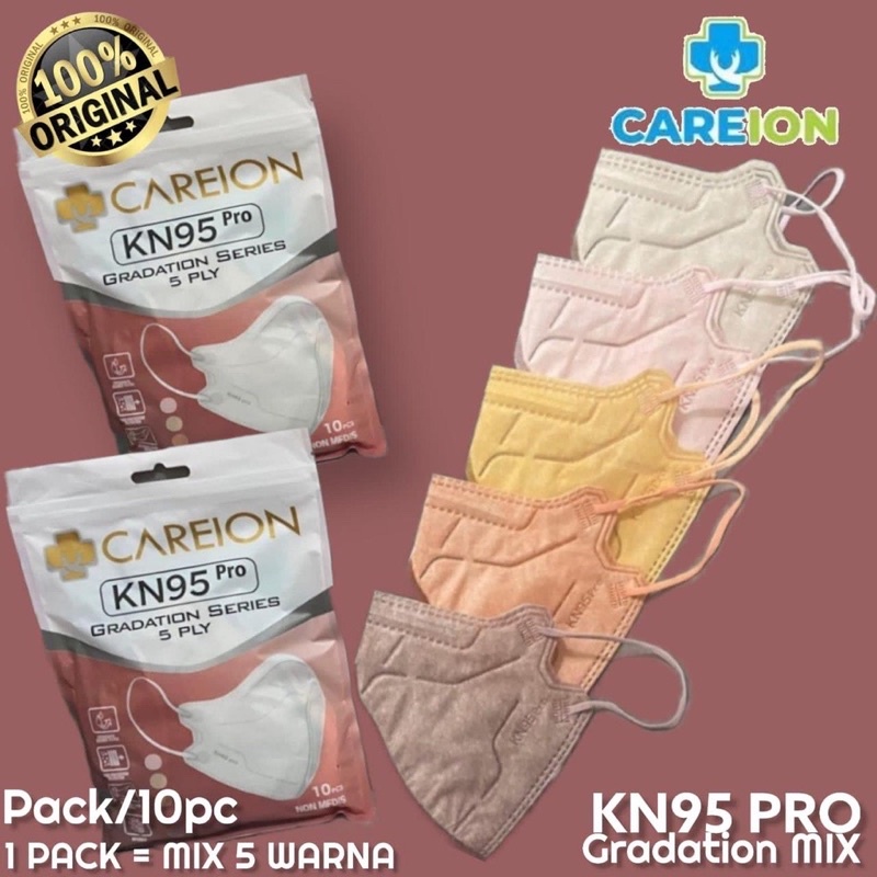 Masker Care Ion Mouson KN95 Pro Mix Gradasi